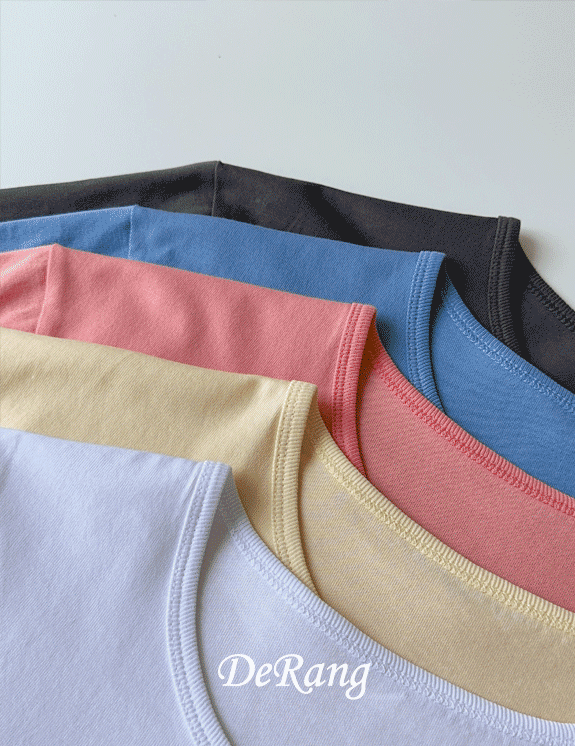 [dR] 수피마 코튼 티셔츠(5colors)